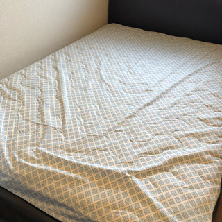 【引き渡し日限定ですm(_ _)m】ダブルベッド★マットレス付の画像