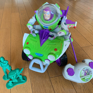 【ジャンク品】箱有りバズライトイヤー ラジコン おまけ付き トイ...