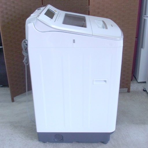 南12条店 Panasonic/パナソニック 全自動洗濯機 8kg エコナビ ホワイトタッチ液晶 NA-JFA802 2016年製