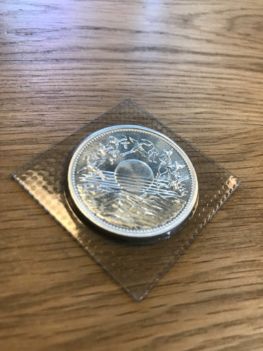 ★御在位60年 一万円硬貨★銀貨