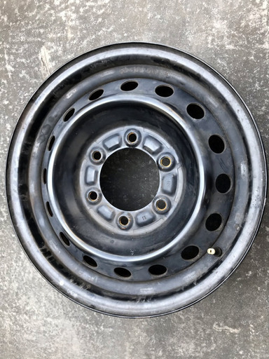ハイエース用ホイールセット 新品ダンロップ 195/80R15 107/105 VAN01+中古ホイール   ※ホイールのみ中古
