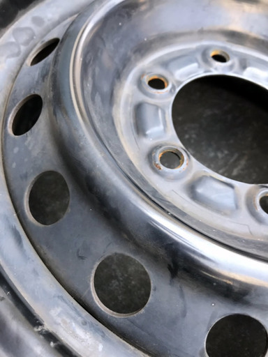 ハイエース用ホイールセット 新品ダンロップ 195/80R15 107/105 VAN01+中古ホイール   ※ホイールのみ中古