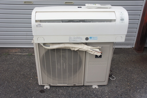 SHARP(エアコン)プラズマクラスターエアコン！2.8KW（10~12畳用）AC-28AW☆11日・12日引き取り可能限定・欠有で格安でお譲ります！この夏最後です☆彡