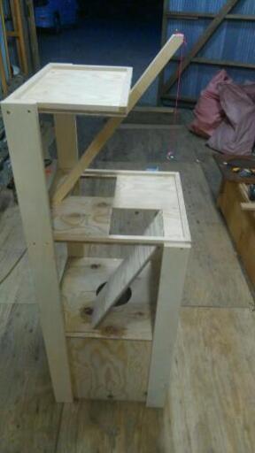 キャットタワー手作り