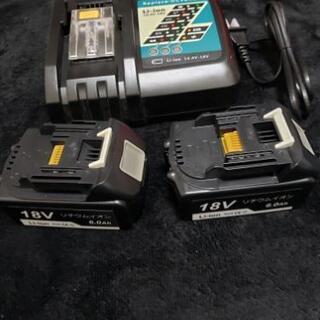 新品・未使用　マキタ互換バッテリー  18v BL1860 6....