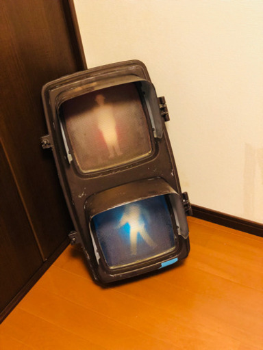 信号機 アンティーク オブジェ インテリア 本物