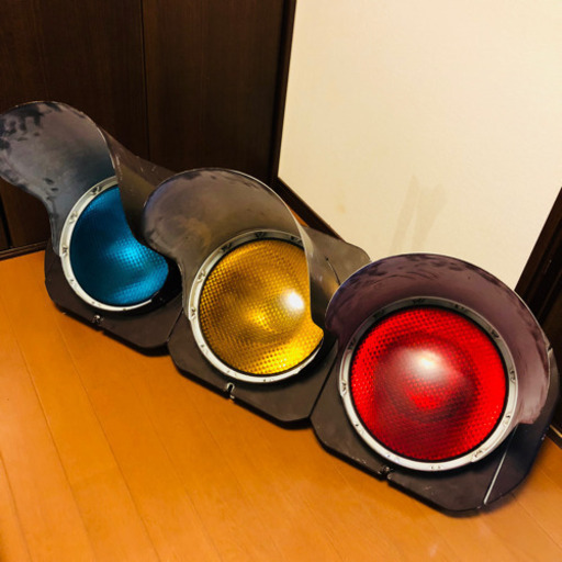 信号機 アンティーク  オブジェ 本物 インテリア