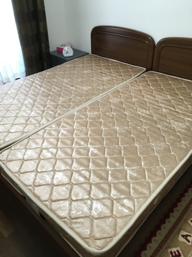 取引中です❗️関家具シングルベッド二台