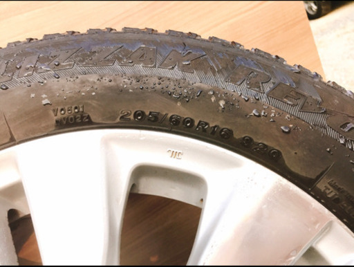 ホンダスタッドレスタイヤ&ホイールセット溝アリ 激安出品