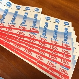 13500円分洗車チケット