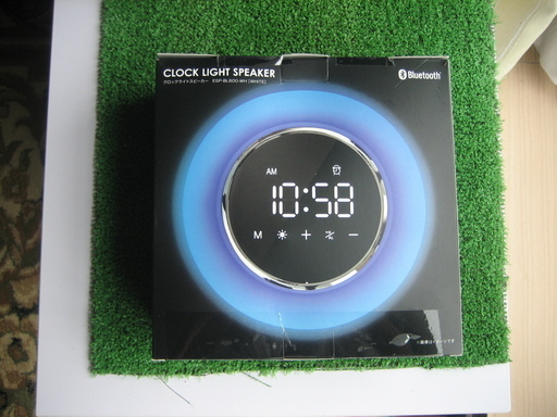 新品ですBLuetooth対応型クロックライトスピーカー