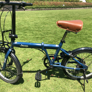 期間限定値下げ中！]JEEP 折りたたみ自転車 ネイビー