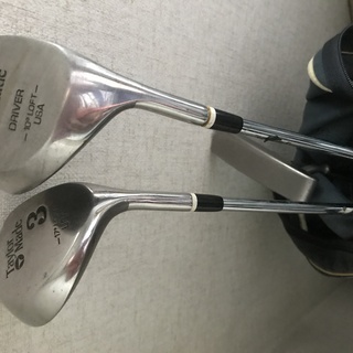 一流ブランドTALOR MADEのドライバー3本セット＋携帯用バックの画像