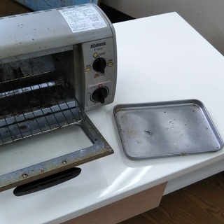 【無料！】グレー・中古トースター　象印　ET-NE35の画像