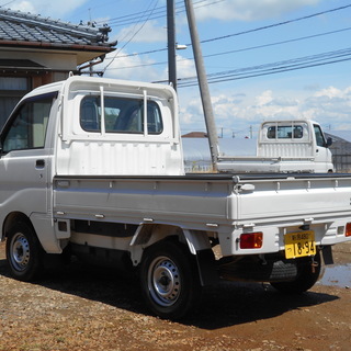 上物　平成24年 ハイゼットトラック　F5速　エアコン　パワステ　切替4WD　検2年10月 新潟　軽トラの画像