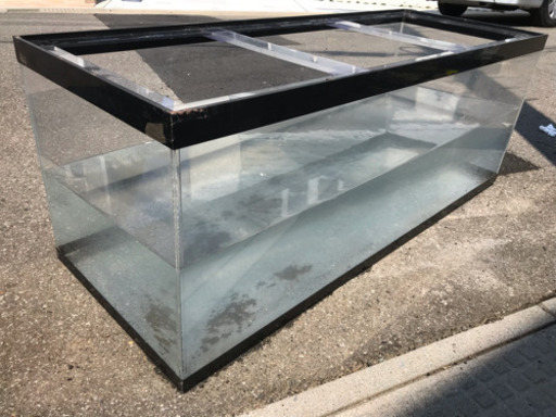 お話中)軽量 巨大アクリル水槽 寸法(約)幅120×奥行45×高さ45cm