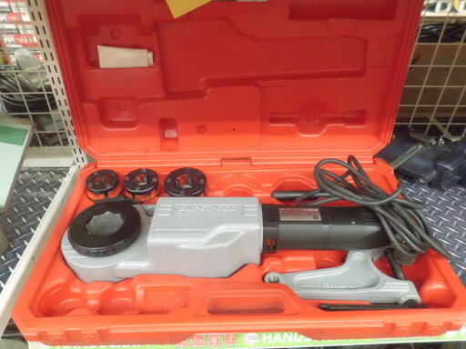 【引取限定 戸畑本店】アサダ　電動パイプネジ切り　中古品　スーパートロニック2000
