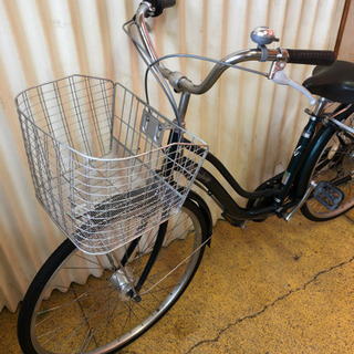 ママチャリ 自転車 6変速 26インチ 緑色 仕上がりました