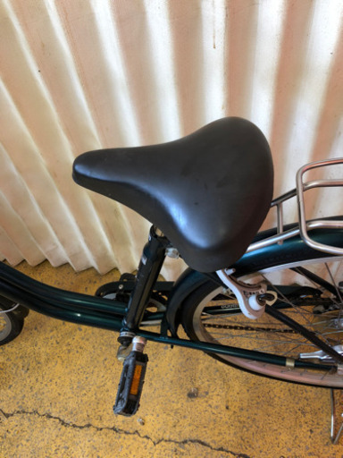 ママチャリ 自転車 6変速 26インチ 緑色 仕上がりました