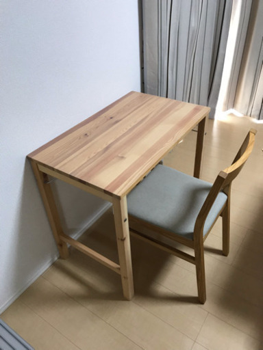 【無印良品・値下げ】折りたたみテーブル\u0026チェア