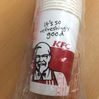 ▶紙コップ  ケンタッキー 50個 未開封 KFC/フライドチキ...