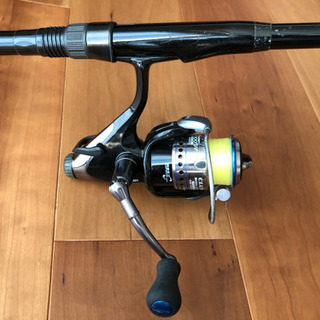 中古 SHIMANO シマノ 竿 と リール セット 約2.4M...