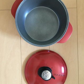アイリスオーヤマ 無加水鍋 IH対応の画像