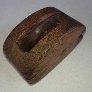 木製の滑車の画像