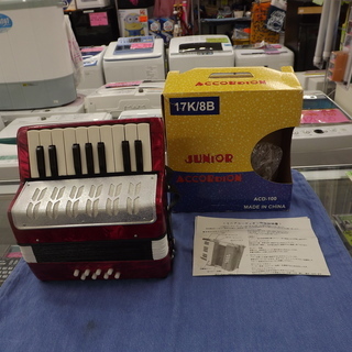 キョーリツコーポレーション ミニアコーディオン 17鍵盤 ベース...