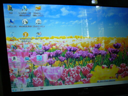 富士通 Win7ノートPC赤 リカバリー品