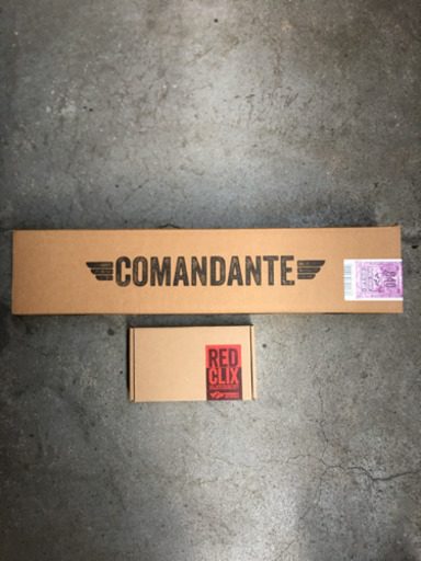 期間限定[8月21日お渡しまで]コマンダンテ本体(ウェンジ)、レッドクリックス セット