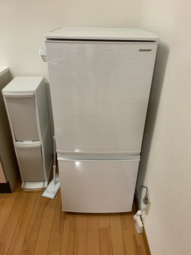 新品テスト電源のみ。2ドア冷蔵庫