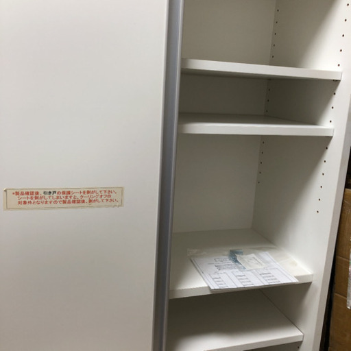 ［【お取引先決まりました】［dinos］収納棚 洗面所収納庫 ー片引き戸収納庫
