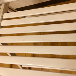 IKEA 木製折りたたみチェア TERJE ホワイトの画像