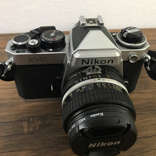 17000円] NIKON FE2 シルバー/NIKKOR 50mm 1.4