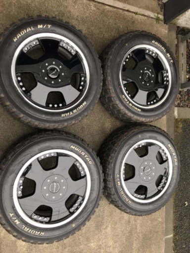 ミニバン用マットタイヤ、ホイールセット