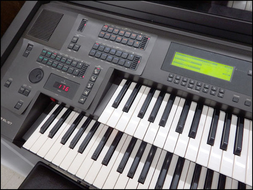 YAMAHA/ヤマハ エレクトーン PL-57 ダブル鍵盤 専用椅子付き
