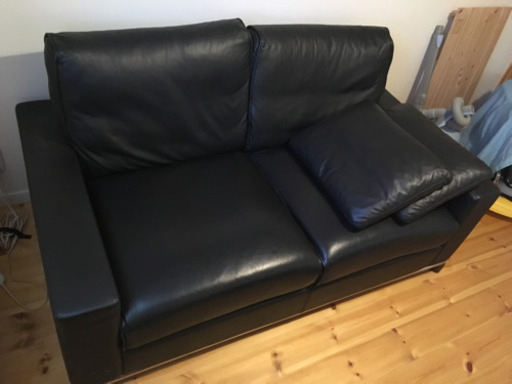美品！革ソファ ULTIMA 2人掛け