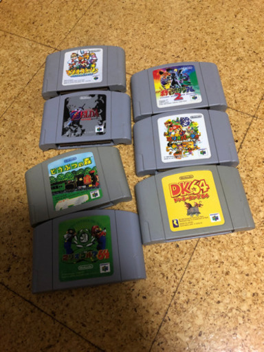 64ソフト どうぶつの森 マリオゴルフ マリオストーリー ポケスタ2 マリオパーティ1 DK64 ゼルダの伝説時のオカリナ