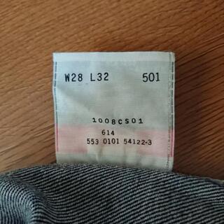 Levi's 501 W28 L32 新品の画像