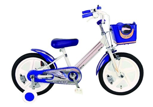 傷あり大特価！　新品　2017年モデル　新幹線デザインの幼児車！　16インチ
