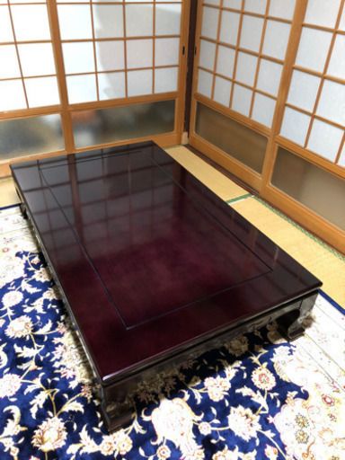 今週末で終了！値下げ！高級座卓