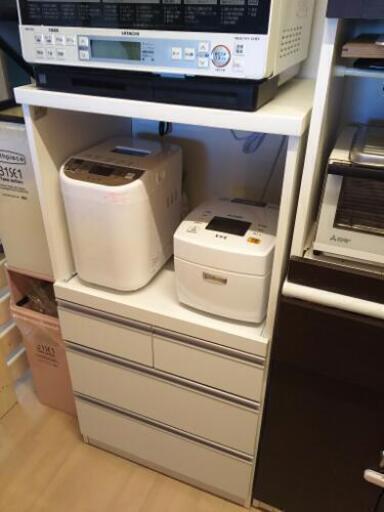 キッチンボード 幅59cm ホワイト