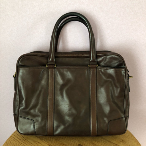 COACH コーチ ビジネスバッグ ブリーフケース 茶色 ブラウン