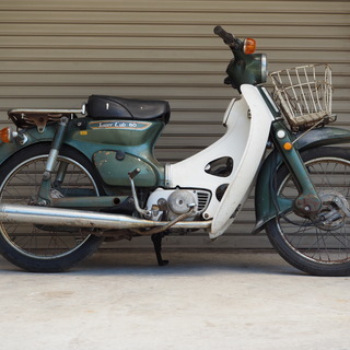 希少 ホンダ スーパー カブ 50 1979年 昭和54年 C50KZ C50 純正 ノーマル HONDA Super cub 50 センターチョーク 部品取車 鍵付 書無 栃木の画像