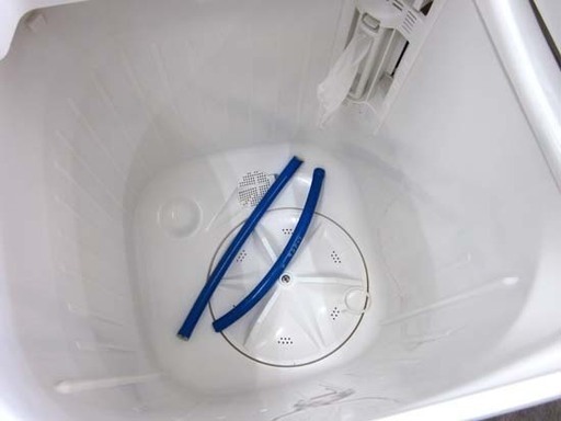札幌 動作OK 【訳あり】 ２槽式洗濯機 サンヨー 4.5Kg SW-450H3 2層式 二層式 二槽式