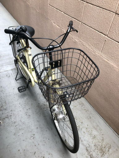 ★24インチ自転車 ★オフホワイト