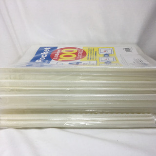 【急募！】未使用 リフィルポケット A4 30穴 0.08mm エンボス加工 500枚セット 激安の画像