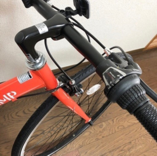 新品未開封！700c折り畳みクロスバイク 6段変速 組み立てサービス ライト類のオマケ付き！