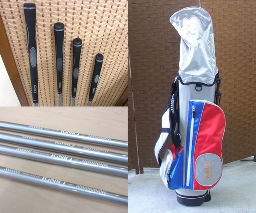 南12条店 IGNIO/イグニオ 子供用 ジュニアゴルフクラブセット クラブ4本+